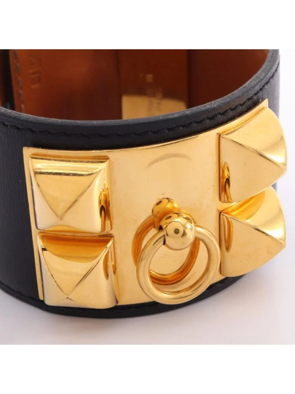 Hermes Bangle Collier de Chien Calf Bracelet